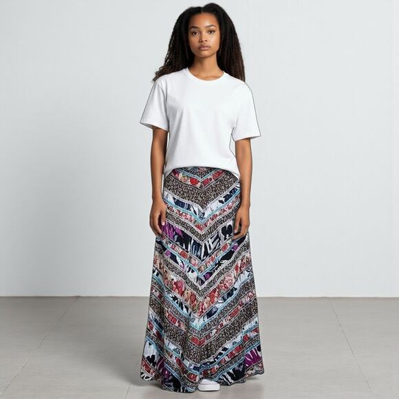 Free People Intricate Patchwork Skirt - Picture 7 of 7